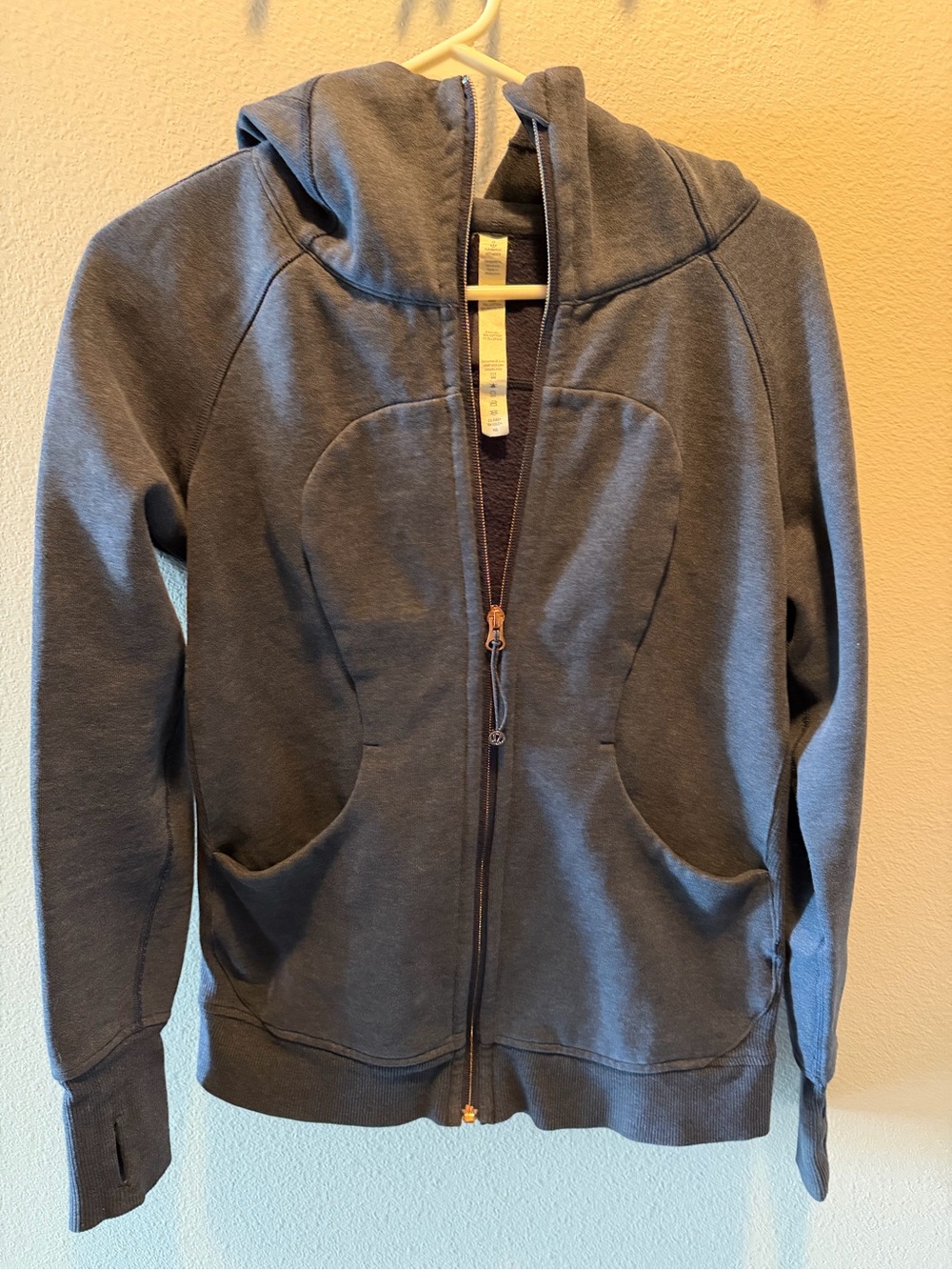 lululemon athletica OG Scuba Navy Zip Hoodie